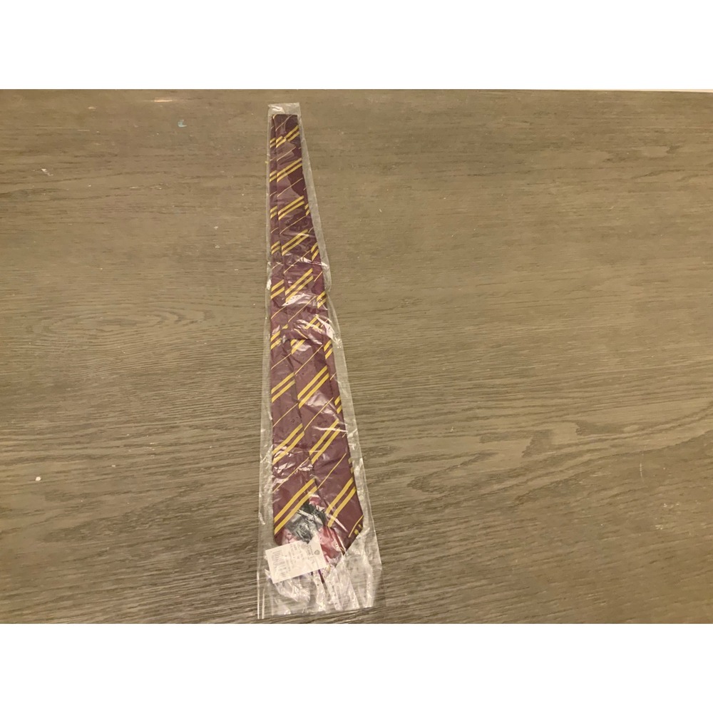 NEW Harry Potter Gryffindor Tie Warner Bros Studio Tour London Burgundy Gold 56"